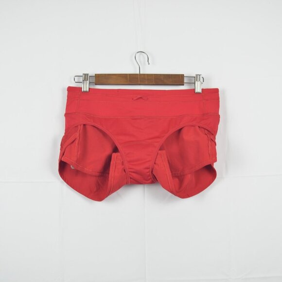 lululemon Speed Up Low-Rise Lined Short 2.5" Size 6 in Dark Red - Picture 4 of 6